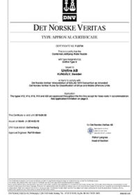 Unifire-Nozzles-DNV-Certificate-Cover
